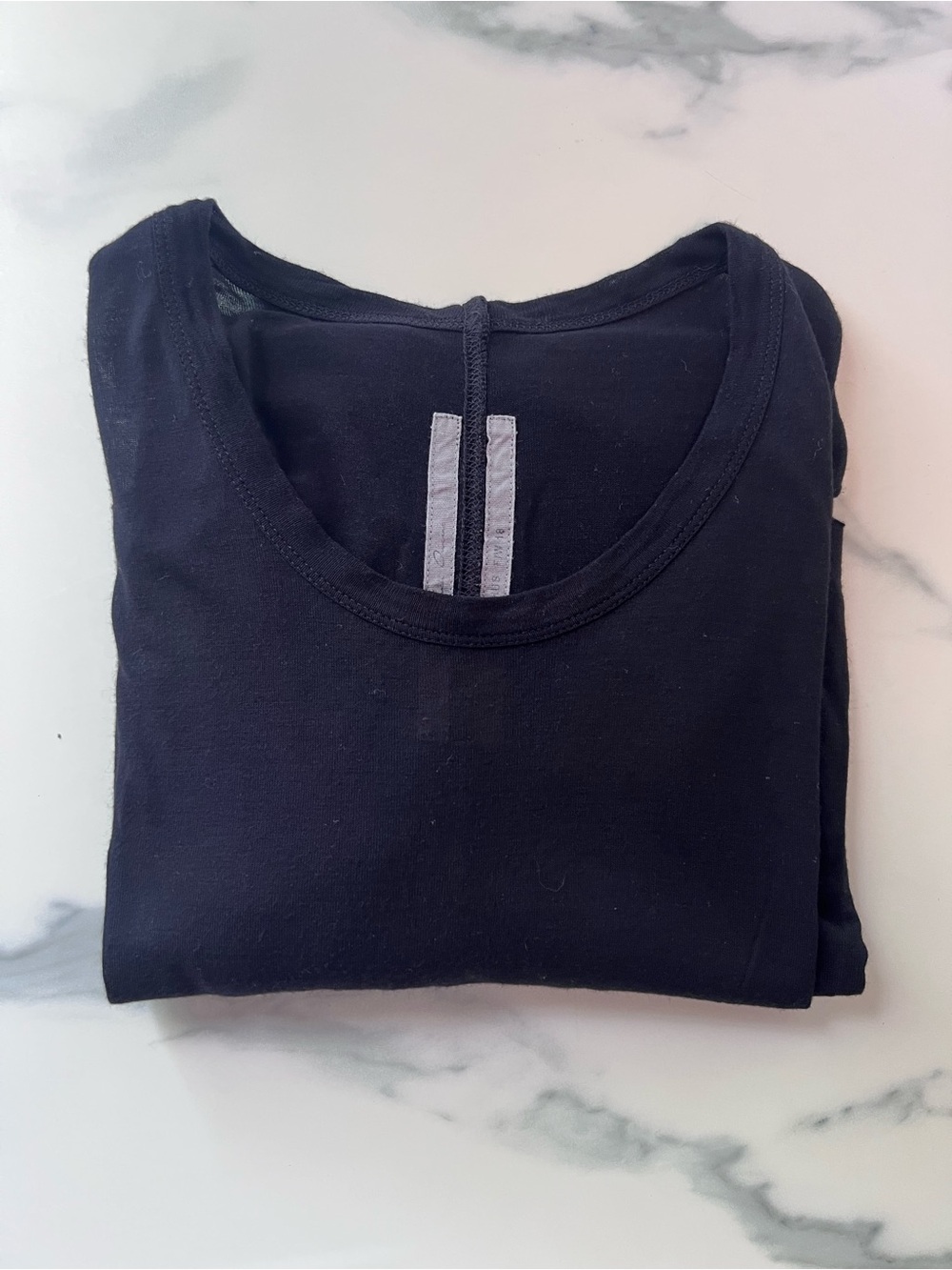 Rick Owens Sisyphus F/W 18 Black Short Sleeve Long Tee Size M